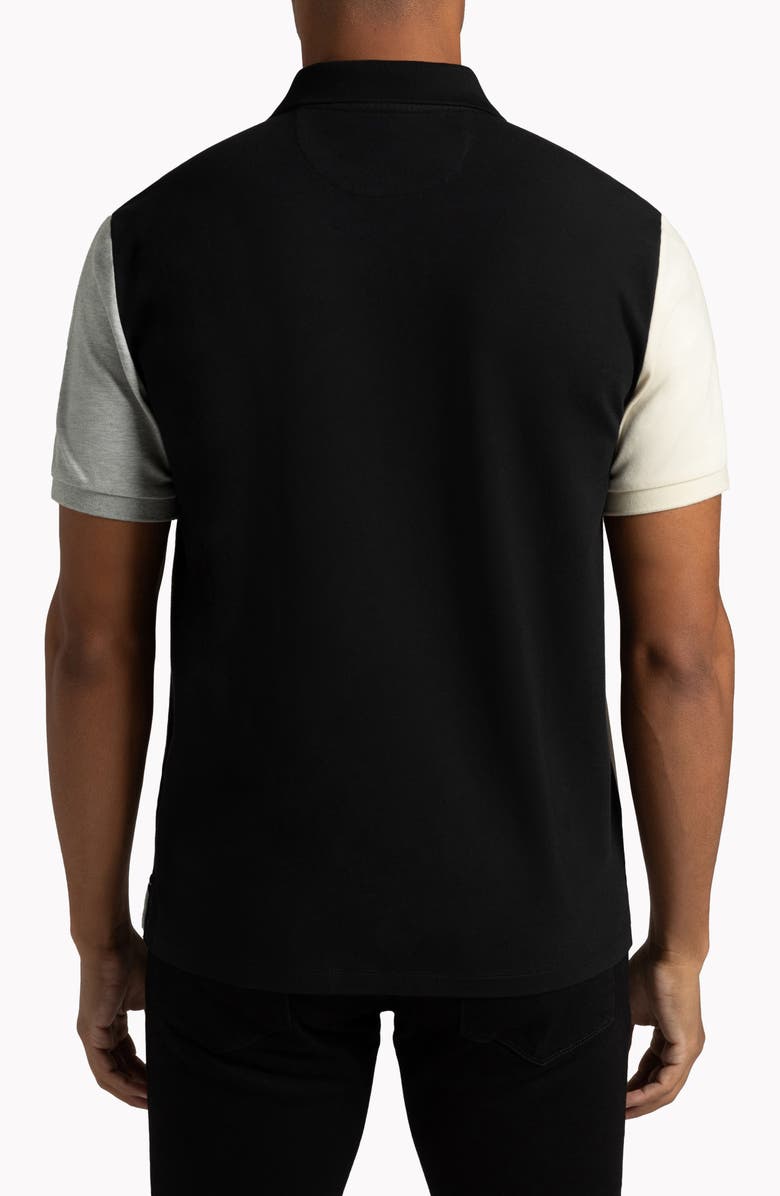 Hypernatural Eclipse Supima<sup>®</sup> Cotton Blend Polo, Alternate, color, White Multi