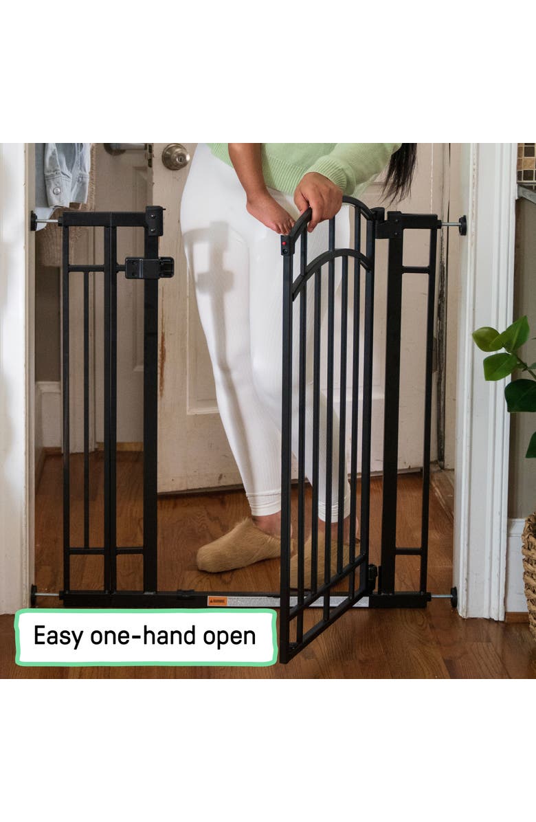 INGENUITY The Doorway 48W Series Pet and Baby Gate, Alternate, color, Black