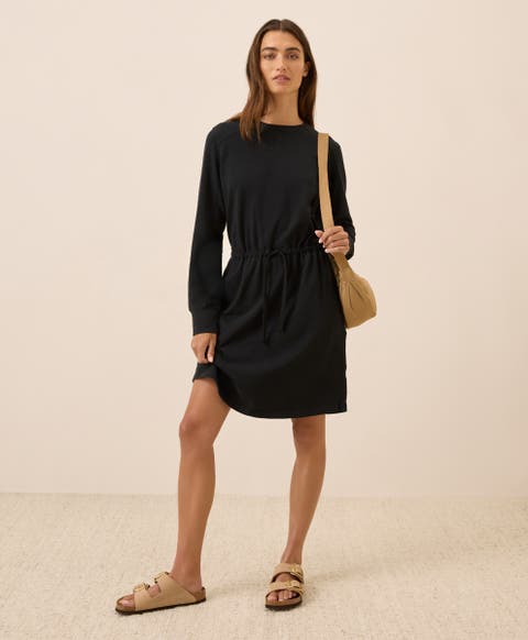 Organic Cotton CloudKnit Sweatshirt Dress