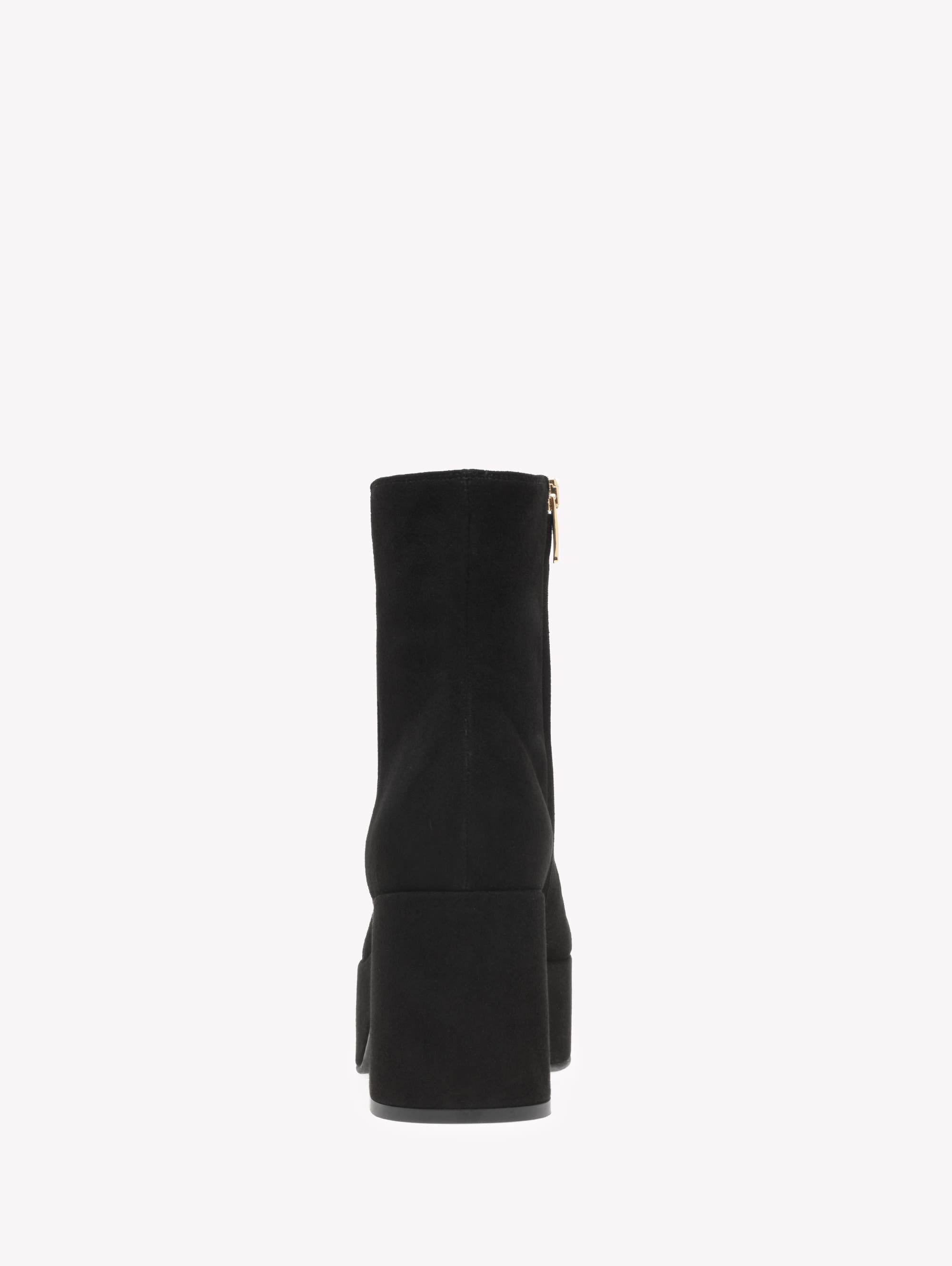 Gianvito Rossi Sally Bootie, Alternate, color, Black Suede