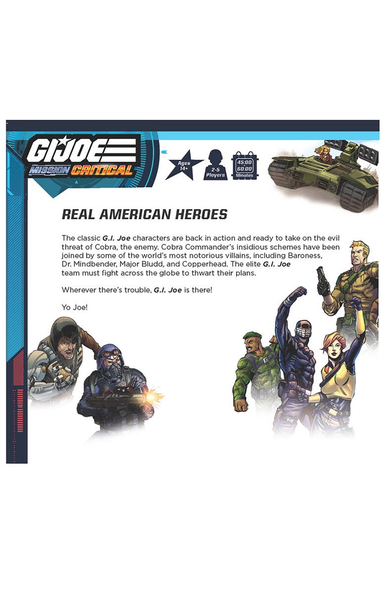 Renegade Game Studios G.I. Joe Mission Critical Core Box, Alternate, color, 