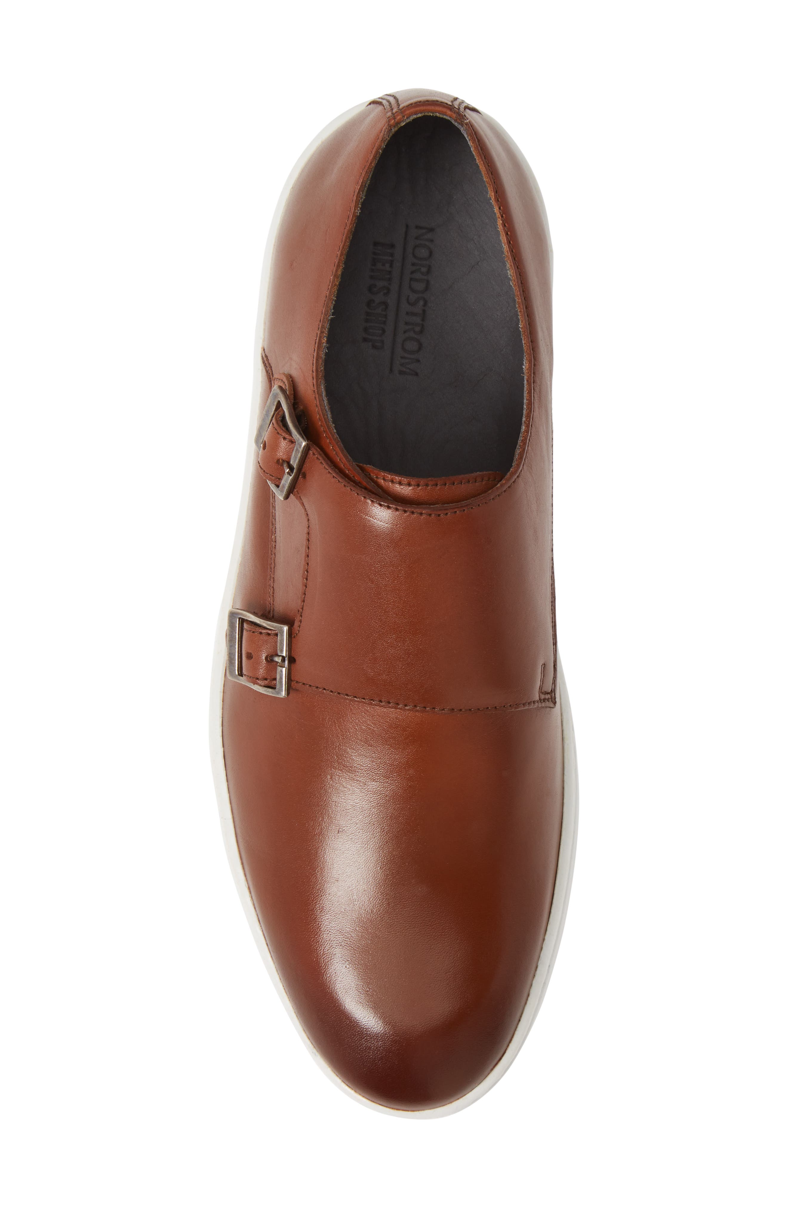 Trey Double Monk Strap Slip-On, Alternate, color, TAN