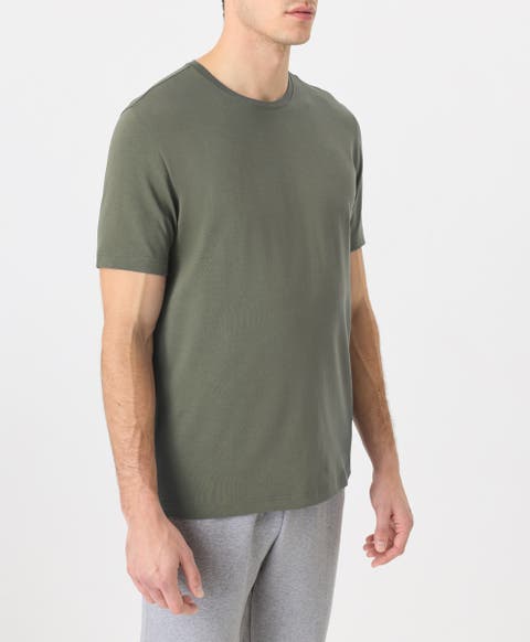 Luxe Essential Classic Fit Crewneck Tee Made With Organic Cotton