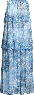 SUGARLIPS Tierra Floral Briary Strapless Dress
