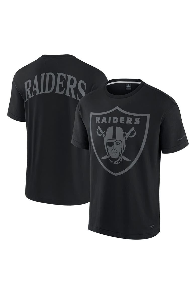 Unisex Fanatics  Black Las Vegas Raiders Elements Iconic T-Shirt, Alternate, color, Black