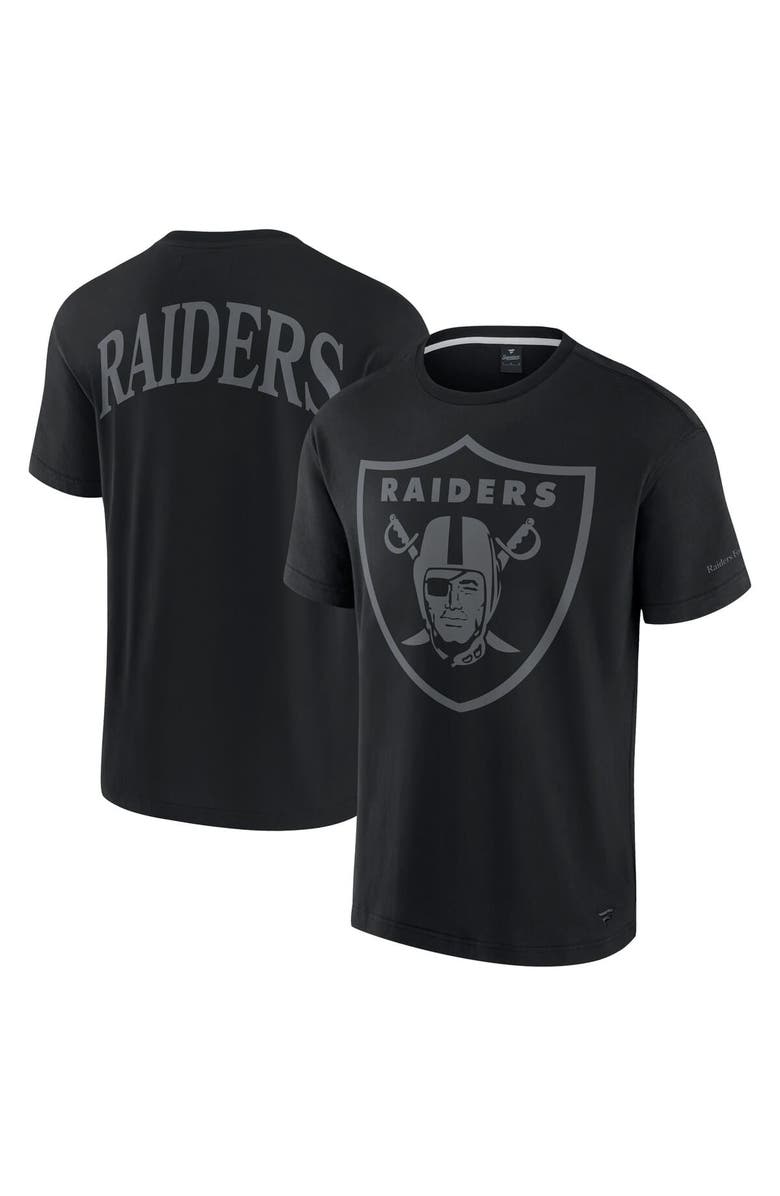 FANATICS Unisex Fanatics Black Las Vegas Raiders Elements Iconic T-Shirt, Alternate, color, Black
