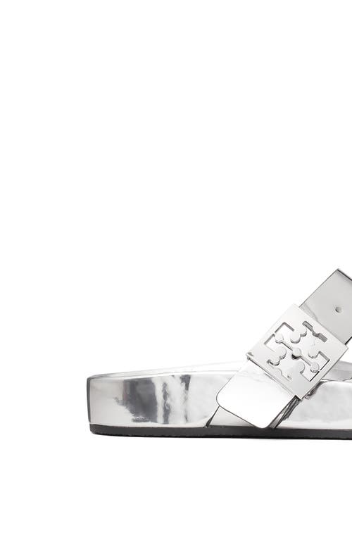 Tory Burch Mellow Thong Sandal In Silver