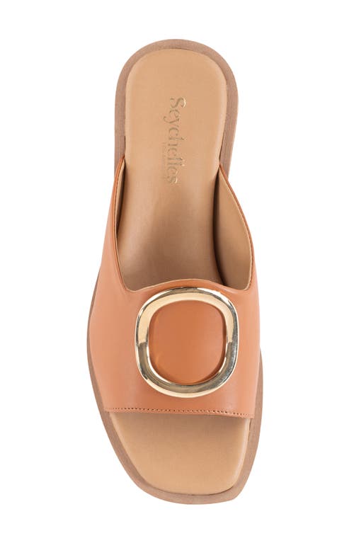 Seychelles End Of Time Womens Leather Mule Sandals In Brown