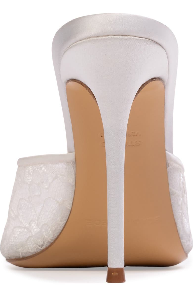 BLACK SUEDE STUDIO Geni 100 Mule, Alternate, color, White Lace