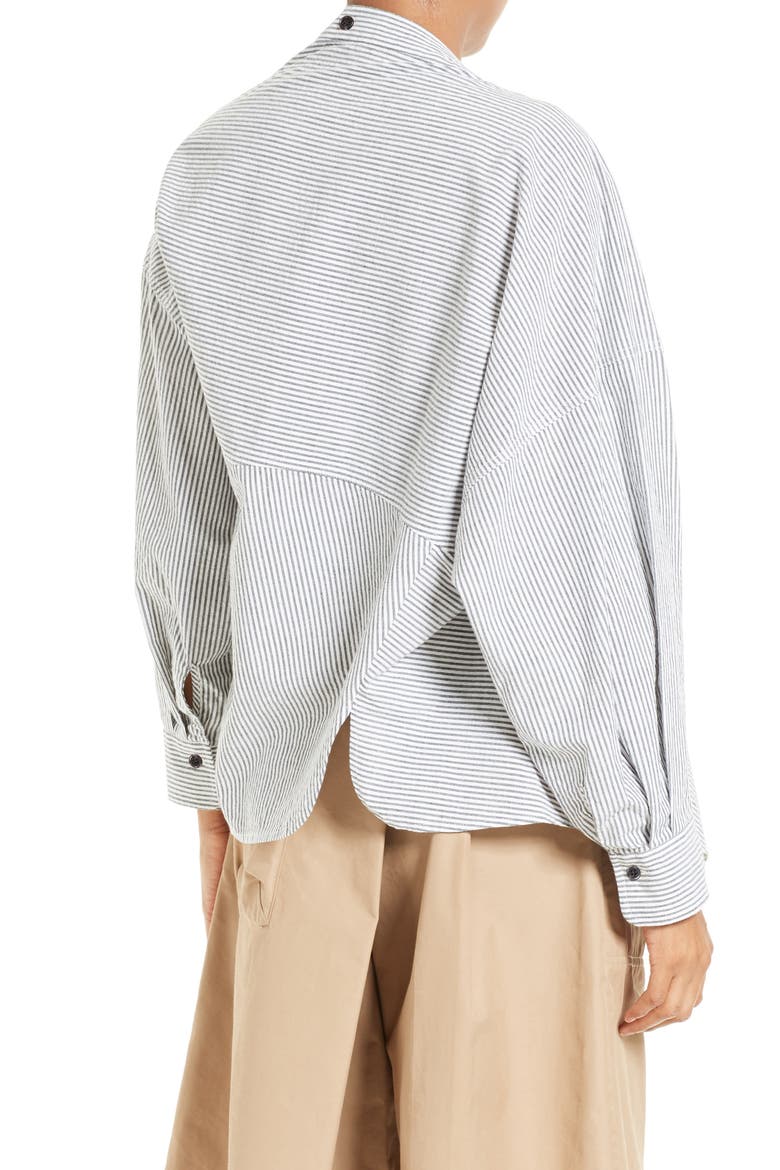 Welcome Seersucker Top, Alternate, color, BLACK