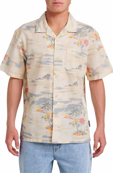 Quiksilver Tropical Surf Cotton & Linen Camp Shirt