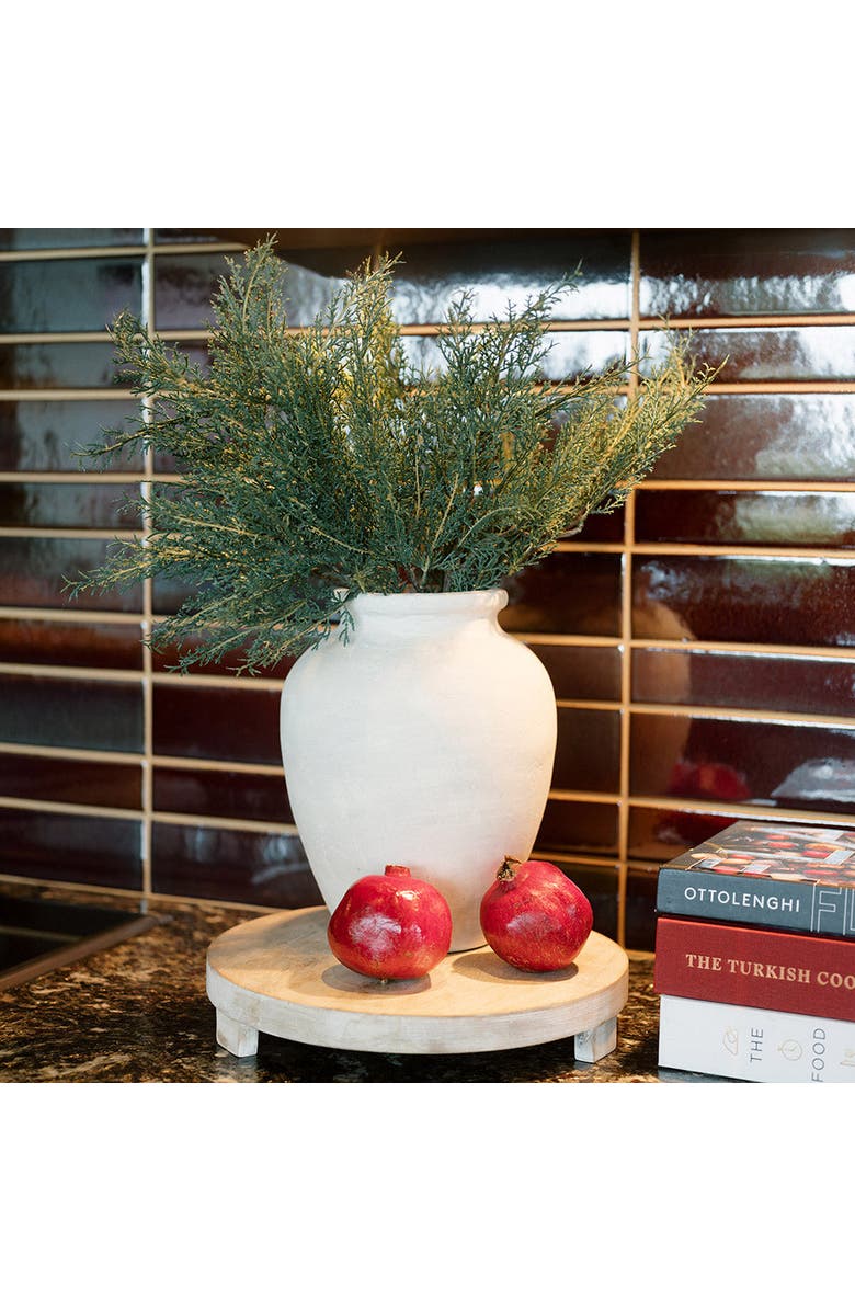 CG Hunter 20 inch Faux Evergreen Cedar Branch, Alternate, color, Green