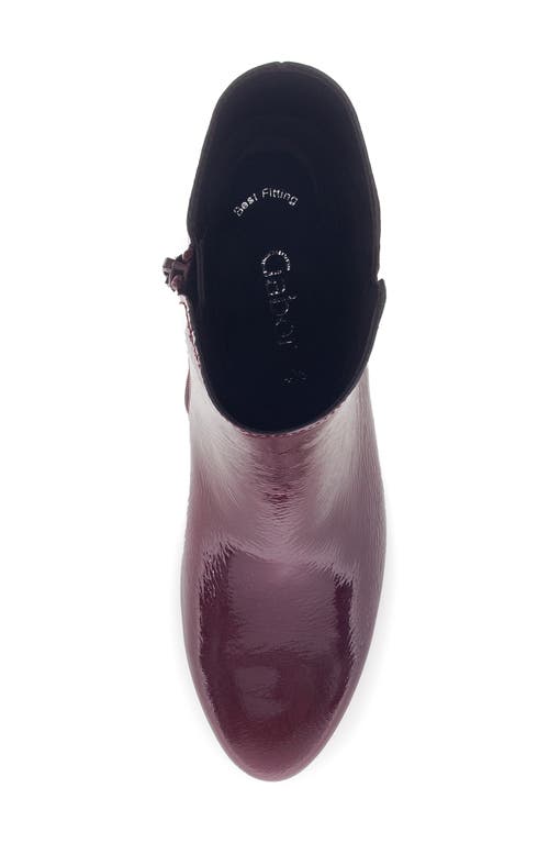 Gabor Bootie In Burgundy