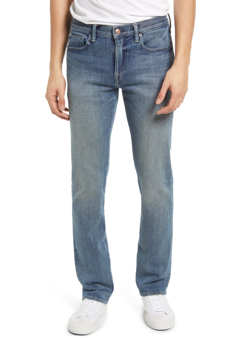 The Pen Slim 11.5-Ounce Air Stretch Selvedge Jeans, Main, color, JOEY