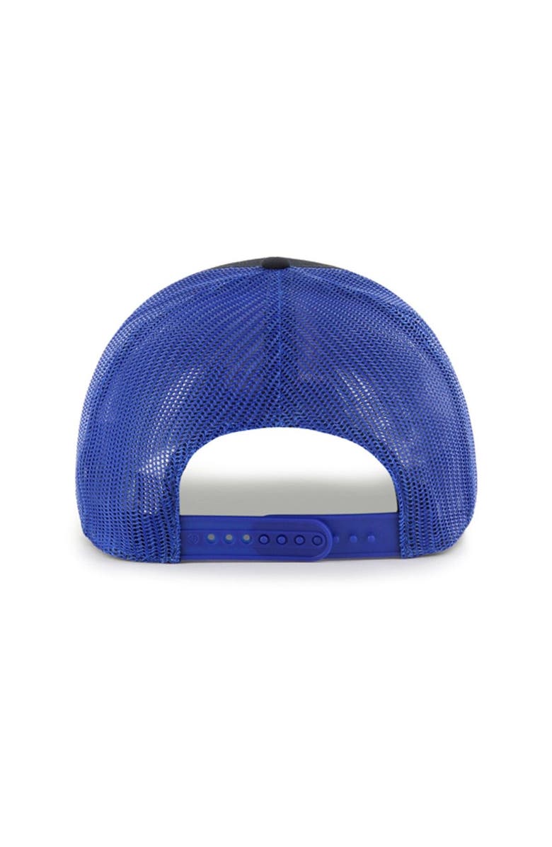 '47 Men's '47 Navy Chicago Cubs Secondary Trucker Snapback Hat, Alternate, color, 