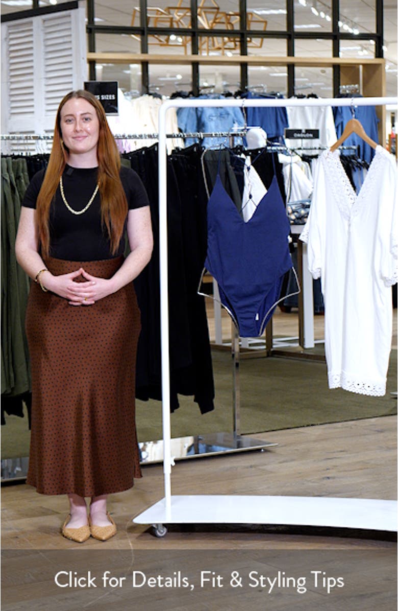 Firenze Textured One-Piece Swimsuit, sales video thumbnail