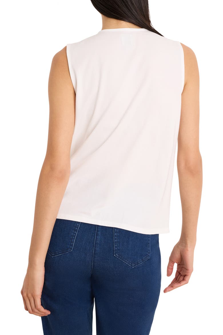 Mixed Media Layering Top, Alternate, color, PAPER WHITE