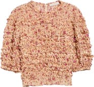 Ulla Johnson Mabel Silk Ruffle Top