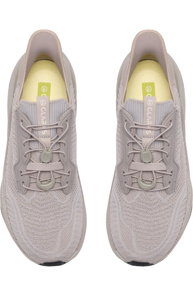 Clarks<sup>®</sup> Pace Rise Sneaker, Alternate, color, Light Grey