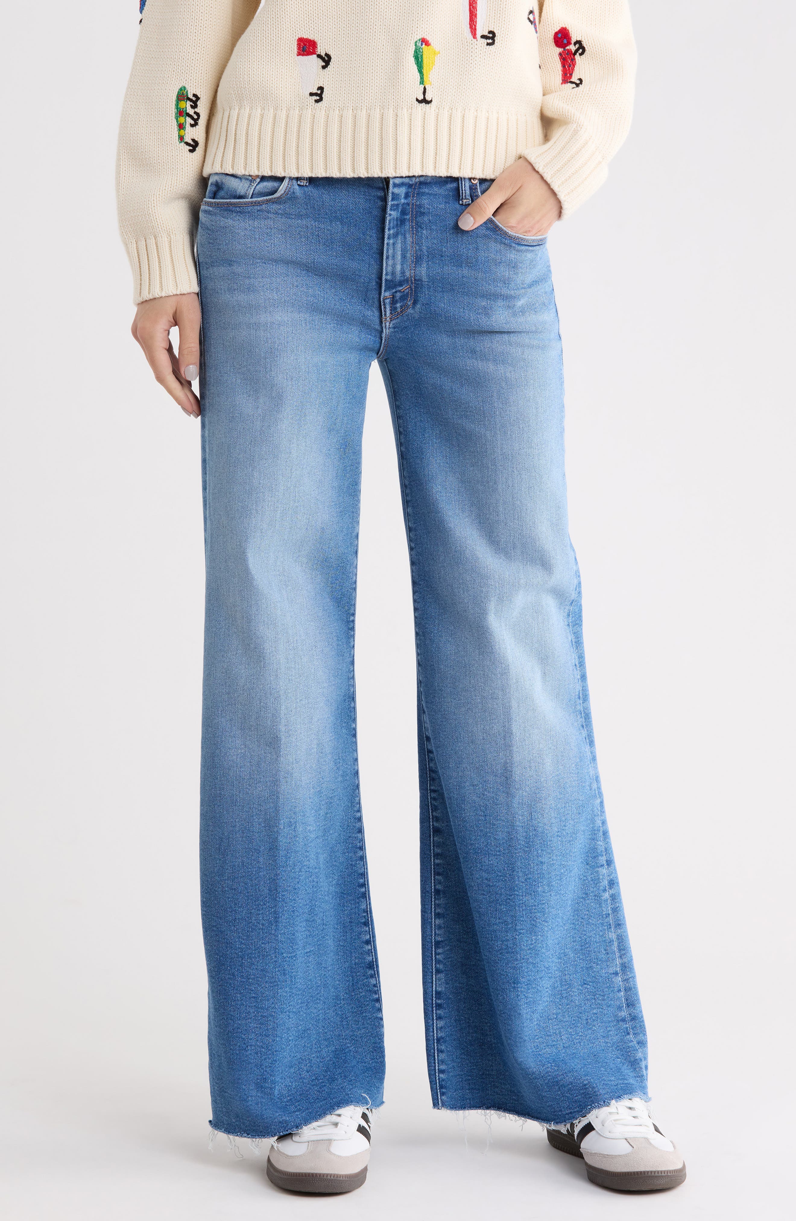 The Roller High Waist Wide Leg Jeans