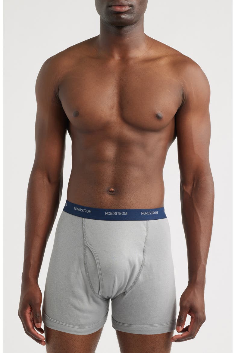 3-Pack Supima® Cotton Boxer Briefs, Alternate, color, BLUE BIJOU MULTI