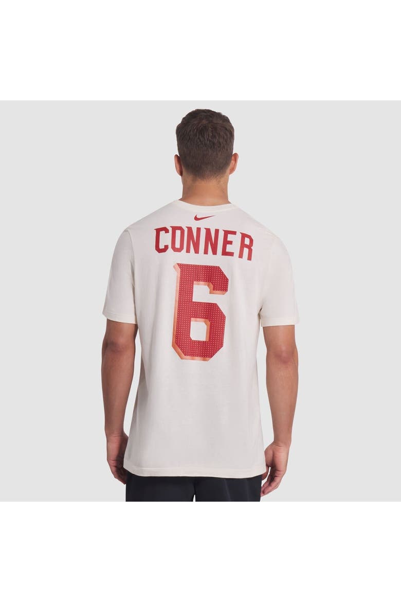 Men's Nike James Conner Natural Arizona Cardinals 2025 Rivalries Collection Player Name & Number T-Shirt, Alternate, color, Natural