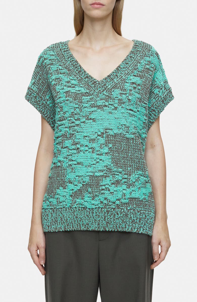 Closed V-Neck Organic Cotton Sweater, Main, color,