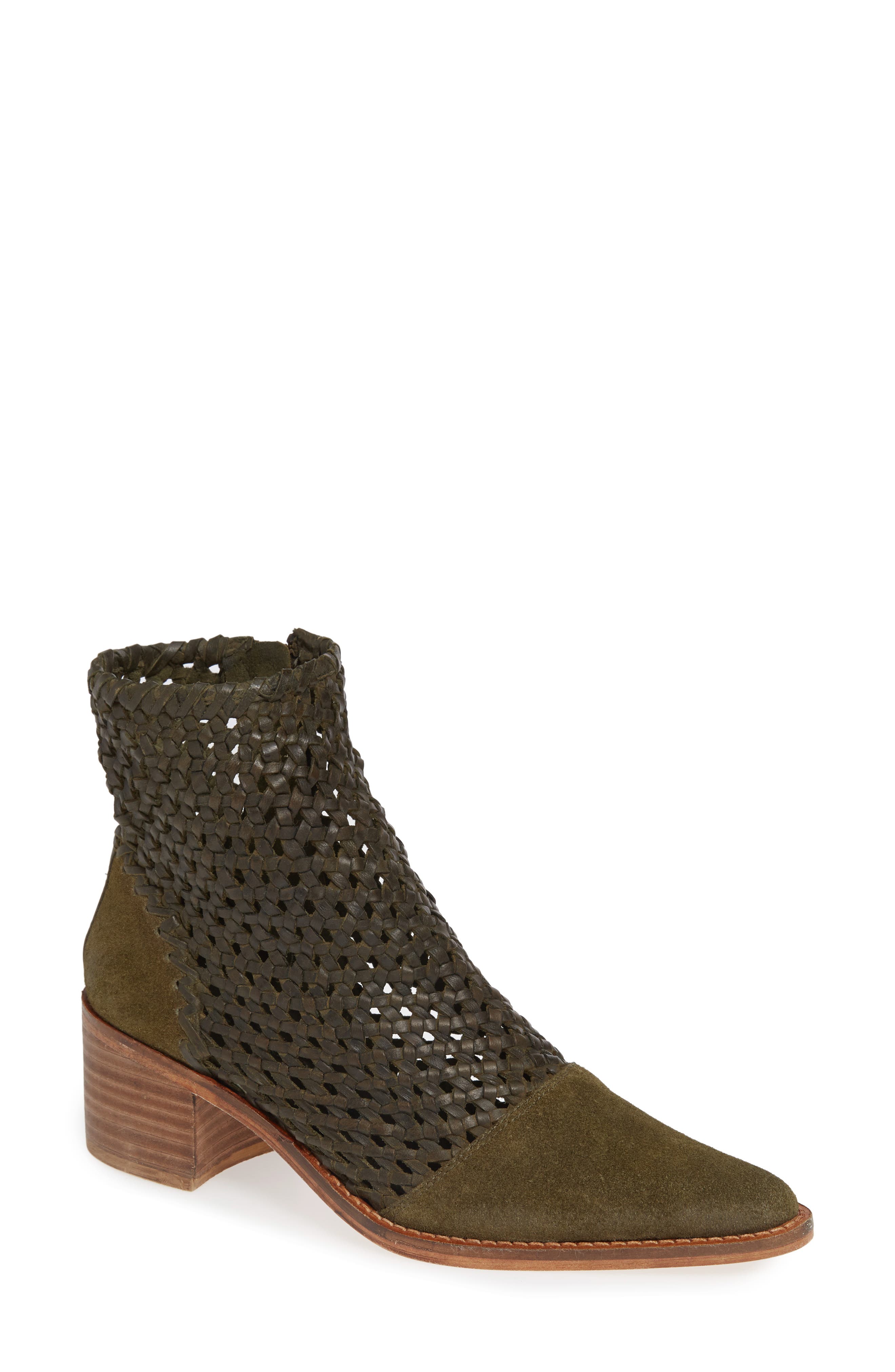 In the Loop Woven Bootie, Main, color, KHAKI