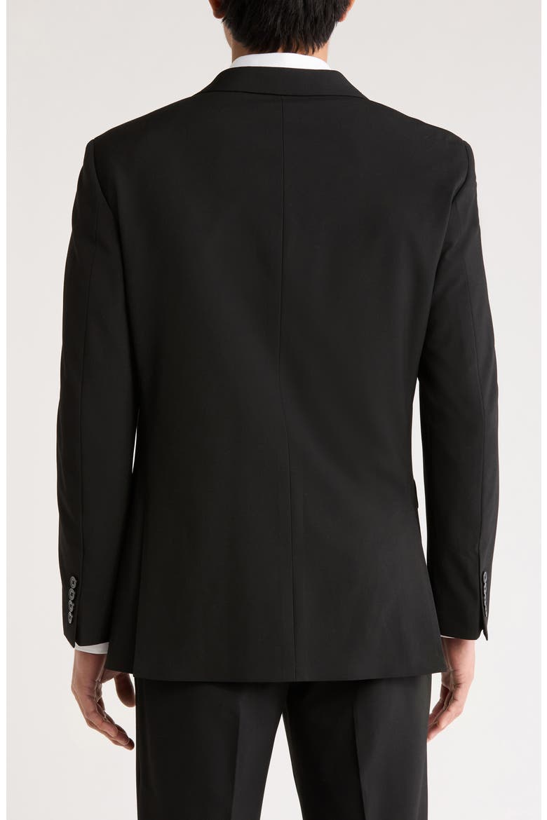 Trim Fit Suit Separate Stretch Sportcoat, Alternate, color, BLACK