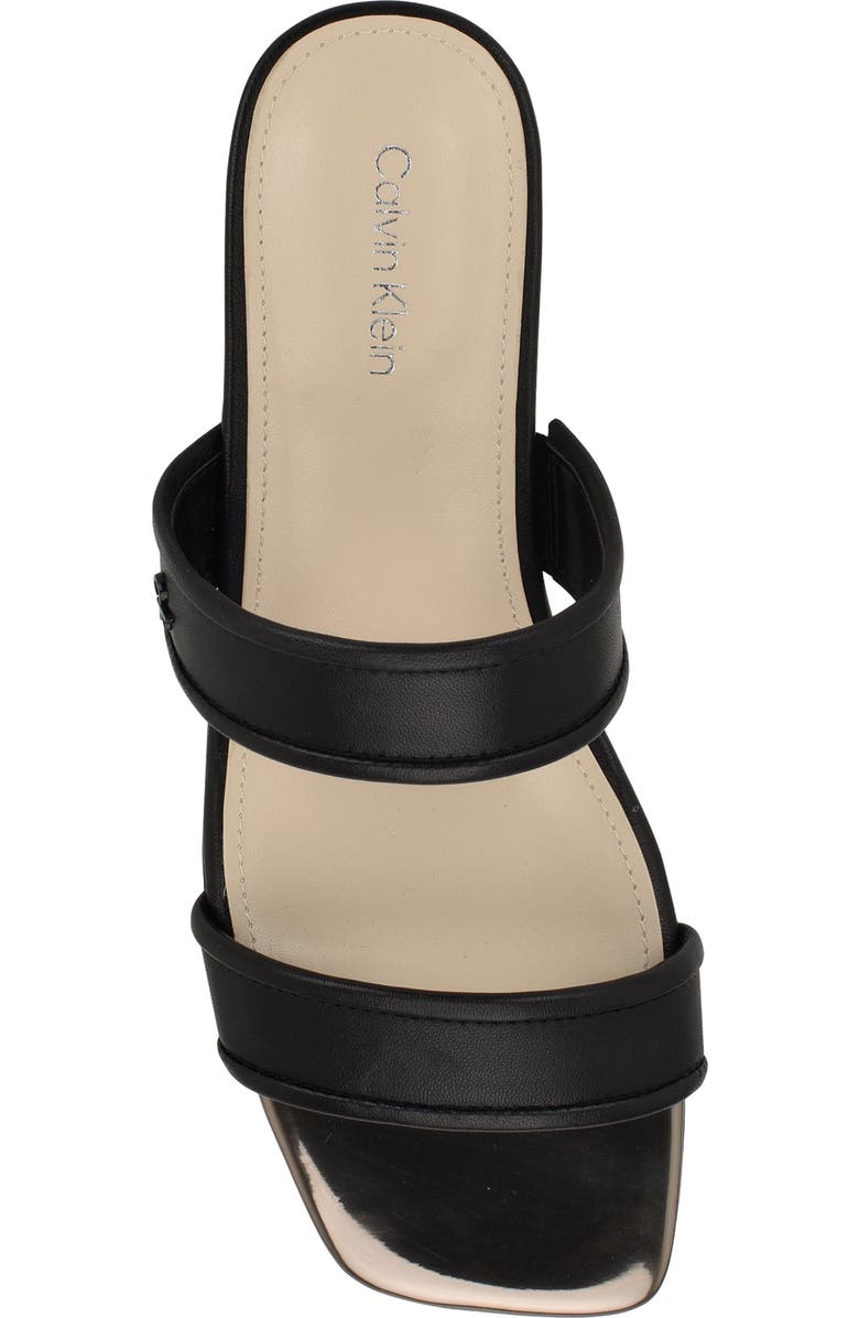 Calvin Klein Felisa Two-Strap Sandal, Alternate, color, Black