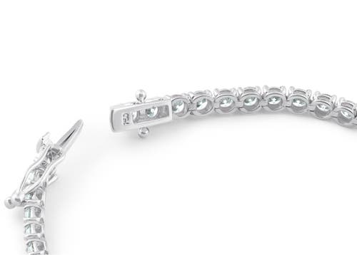 Bliss Diamond 7" Round Cut In 14k White Gold