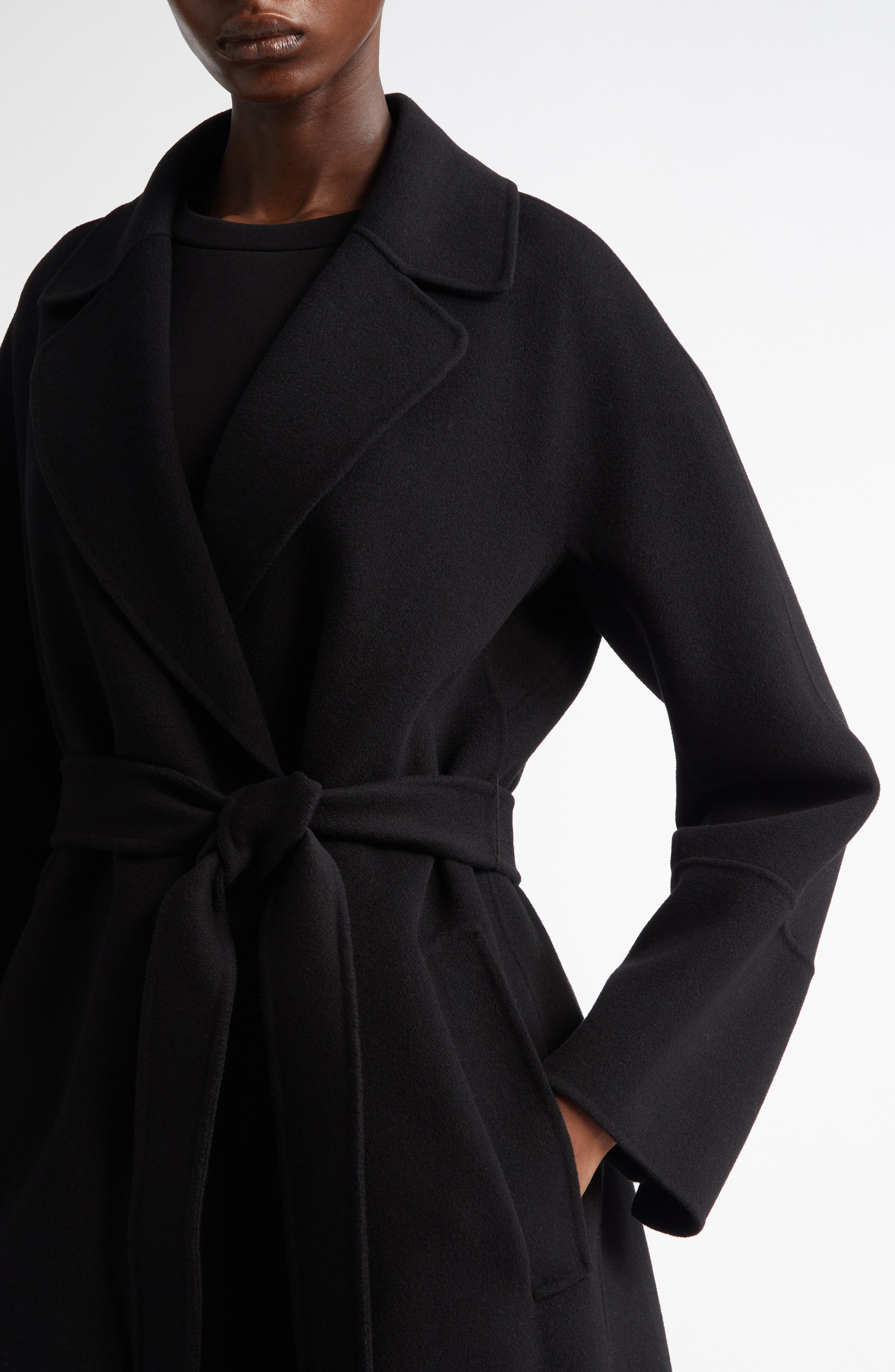 Elisa Virgin Wool Belted Coat (Women) | Nordstrom