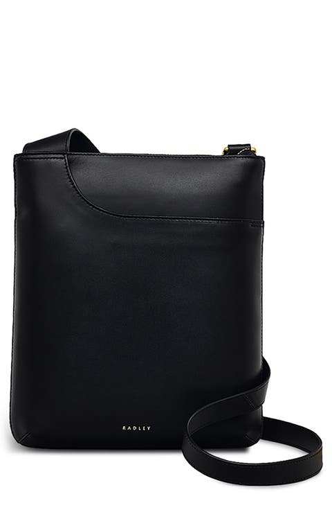 Pockets Leather Crossbody Bag