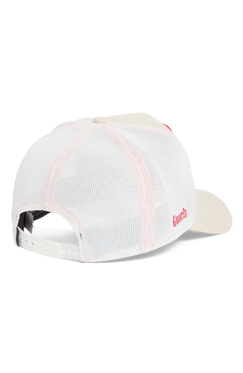 Goorin Bros. Crane Patch Trucker Hat, Alternate, color, Creme
