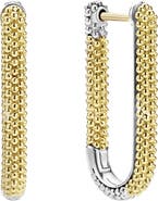 LAGOS Caviar Lux Two-Tone Mini Hoop Earrings