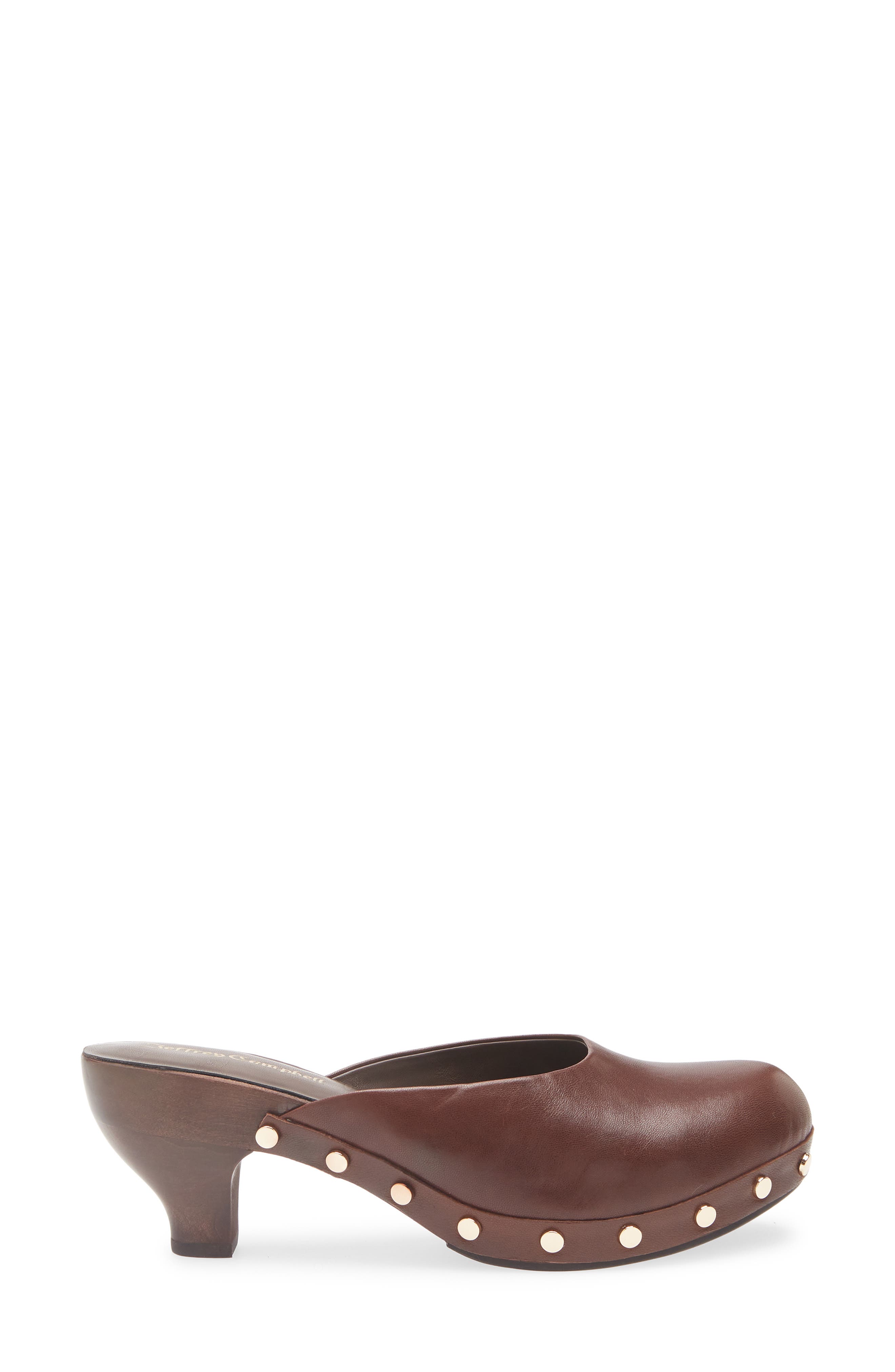 Jeffrey Campbell Cloguette Mule, Alternate, color, Coffee