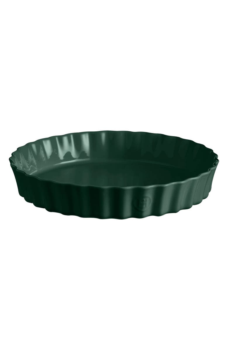 Emile Henry 12.6" x 2.2" Extra Large Deep Tart Dish, Main, color, Cedar