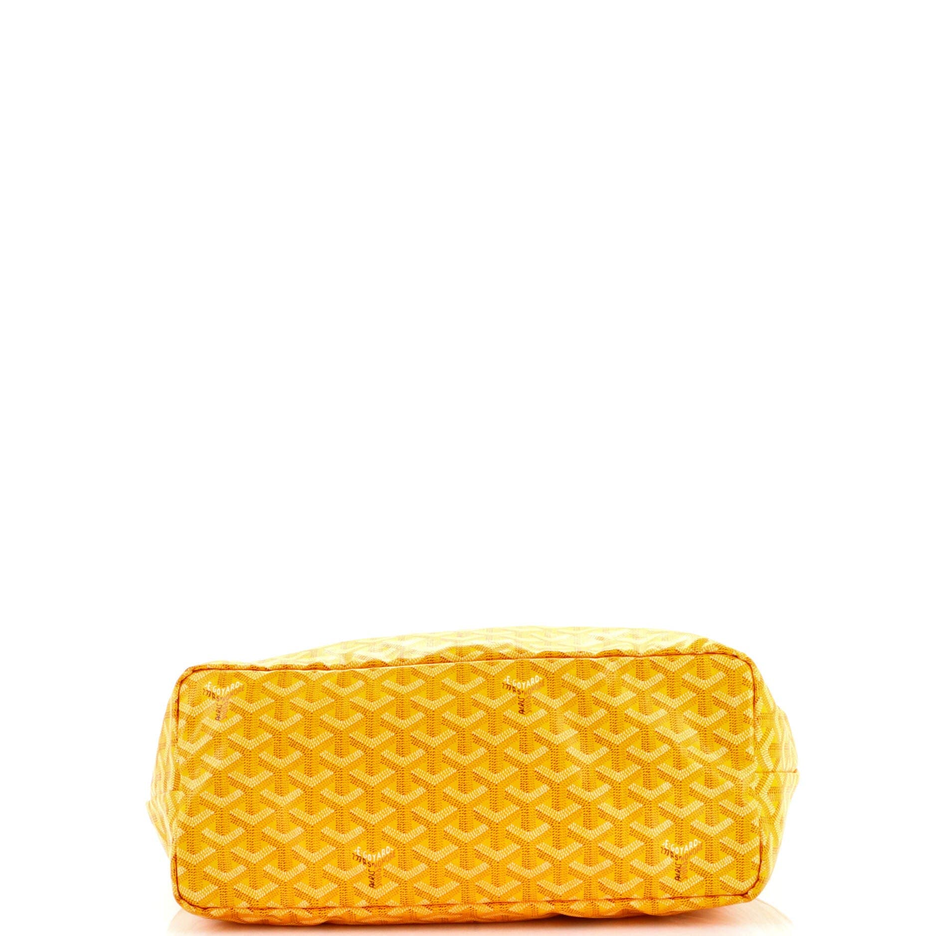 Pre-Owned Goyard Saint Louis Tote Coated Canvas PM, Alternate, color, Yellow