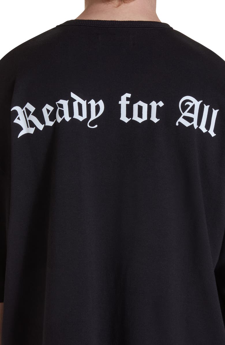 Trinidad3 Flaming Skull Cotton Graphic T-Shirt, Alternate, color, 