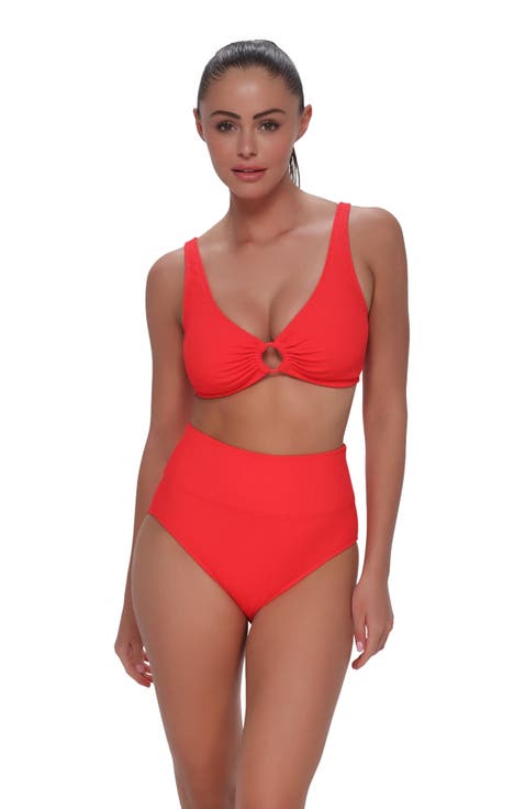 Hannah High Waist Bikini Swim Bottoms