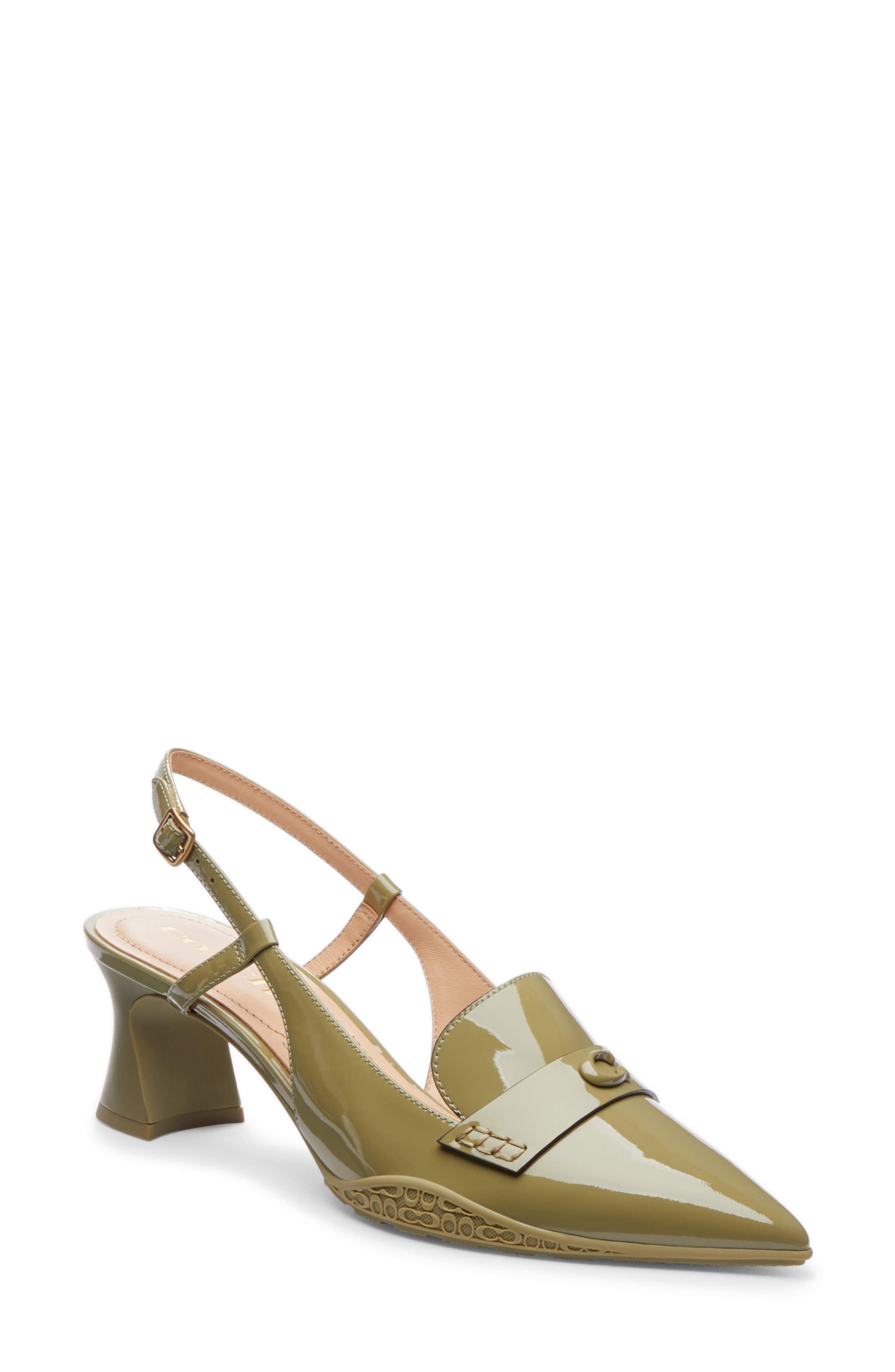 COACH Nikola Slingback Pointed Toe Pump, Main, color, 