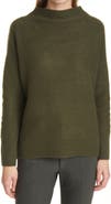 Vince Funnel Neck Boiled Cashmere Sweater