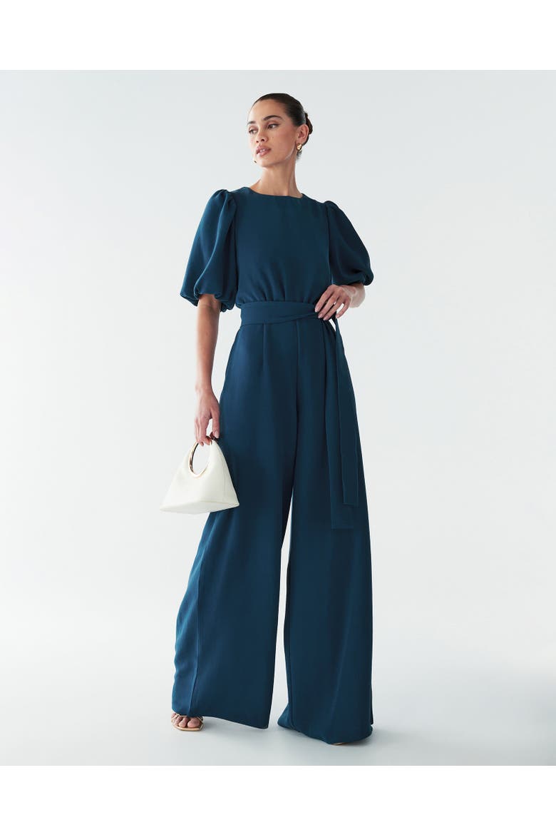Laney Jumpsuit, Alternate, color, Teal