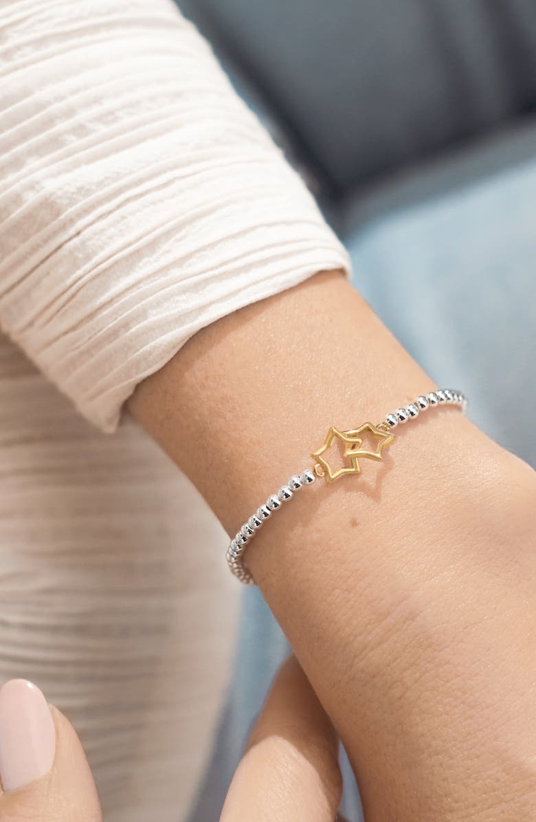 A Littles & Co A Little 'Always My Sister, Forever My Friend' Bracelet, Alternate, color, Metallic Silver