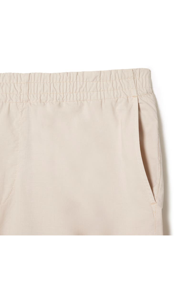 Lacoste Relaxed Twill Drawstring Shorts, Alternate, color, K8e Eco Beige