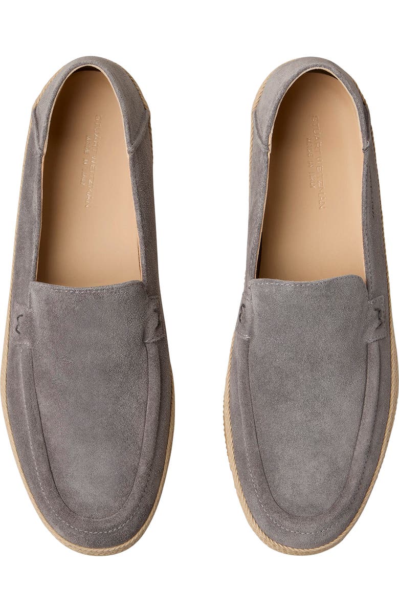 Stuart Weitzman Bala Slip-On Shoe, Alternate, color, Pure Grey