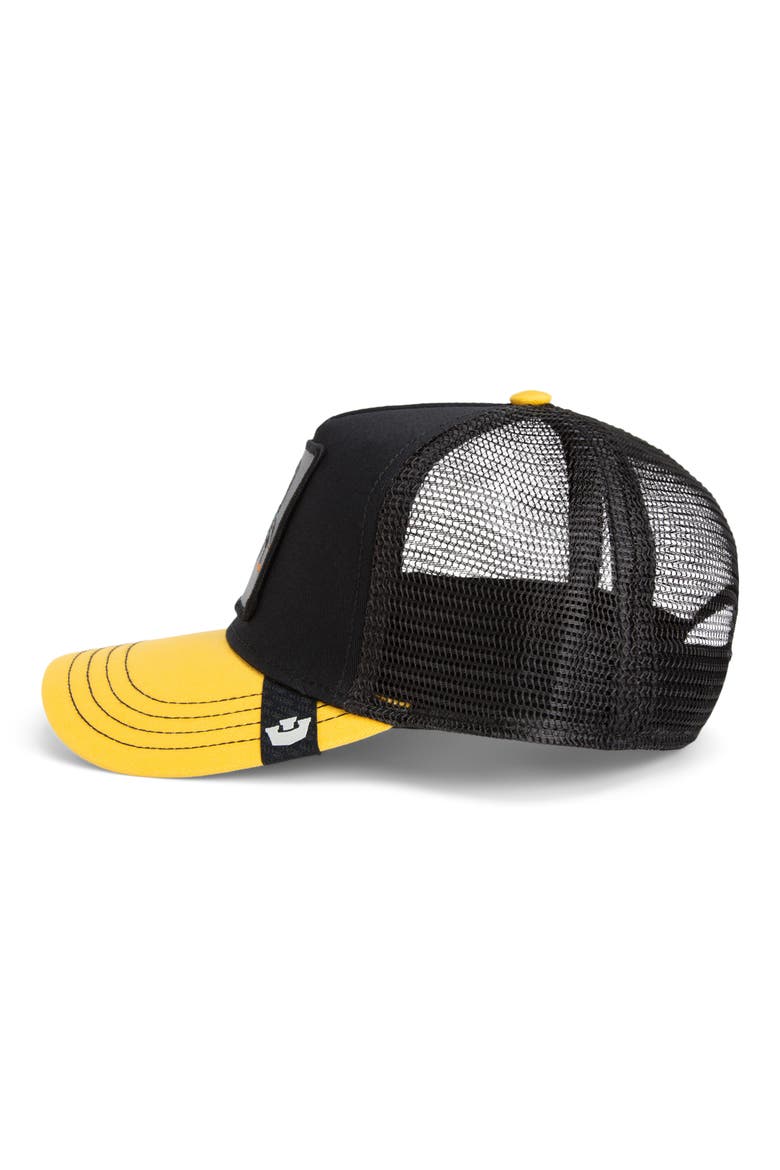 Deadly Scorpion Patch Snapback Trucker Hat, Alternate, color, DUST/ VOID