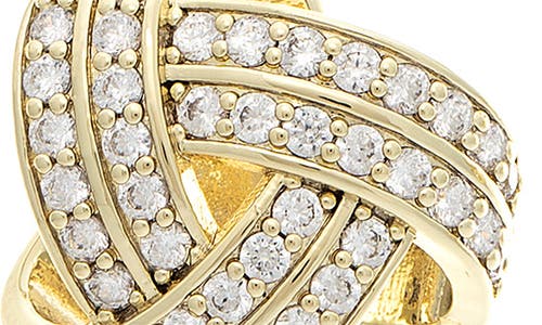 Rivka Friedman Cubic Zirconia Knot Stud Earrings