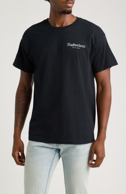 Budweiser® Bottle Cotton Graphic T-Shirt