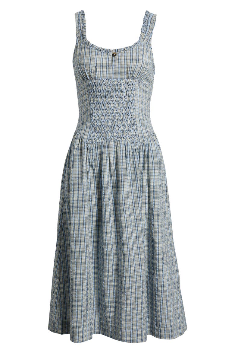 Mallory Organic Cotton Midi Sundress, Alternate, color, CLOUDY